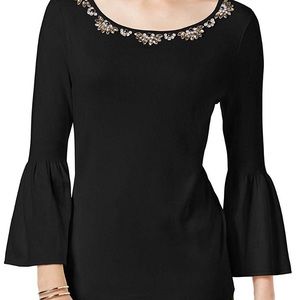 Charter club embellished top. XS fits big